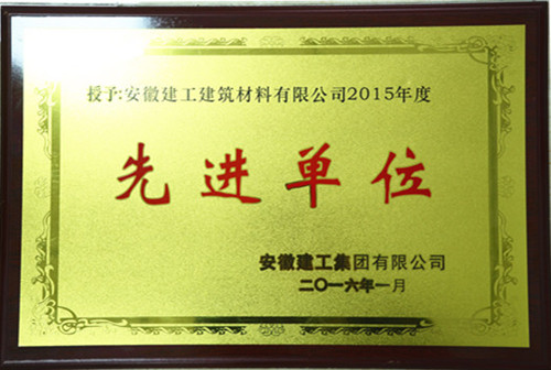 2015年度集团球王会体育(中国)官方网站先进单位